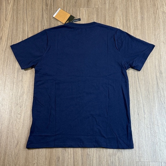 NWT The North Face Dark Blue Tee with White Logo - Picture 2 of 6